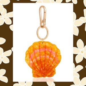 Sunrise Shell Keychain and Bag Charm NWT!